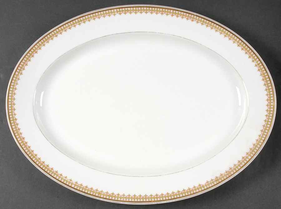 Schleiger 279 16" Oval Serving Platter by Haviland-1