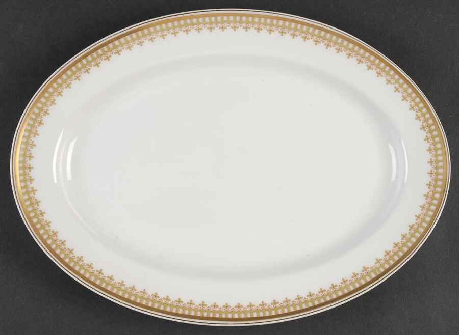 Schleiger 279 11" Oval Serving Platter by Haviland-1