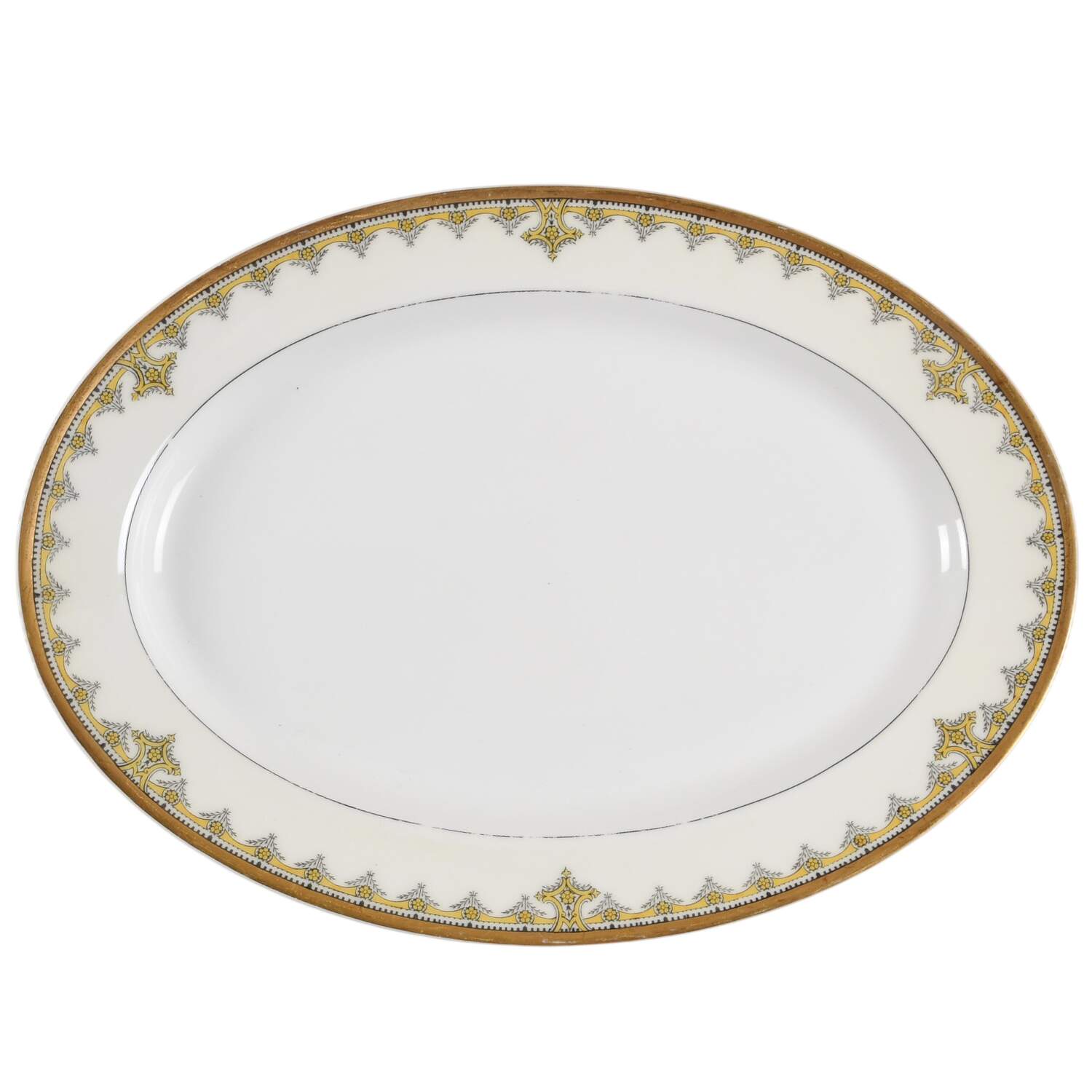 Schleiger 283 11" Oval Serving Platter by Haviland-1