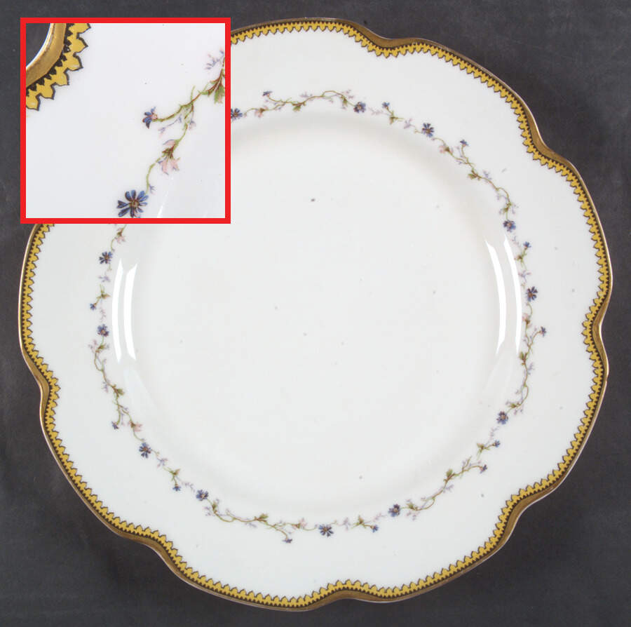 Schleiger 286c Dinner Plate by Haviland-1