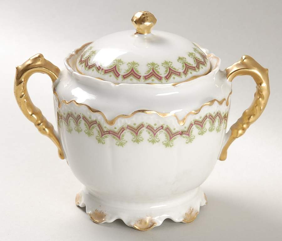 Schleiger 288 Mini Sugar Bowl & Lid by Haviland-1