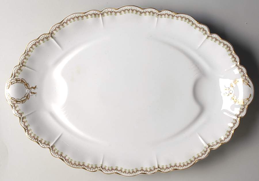 Schleiger 288 21" Oval Serving Platter by Haviland-1