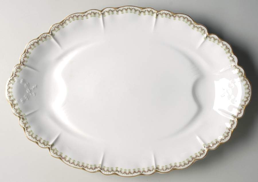 Schleiger 288 18" Oval Serving Platter by Haviland-1