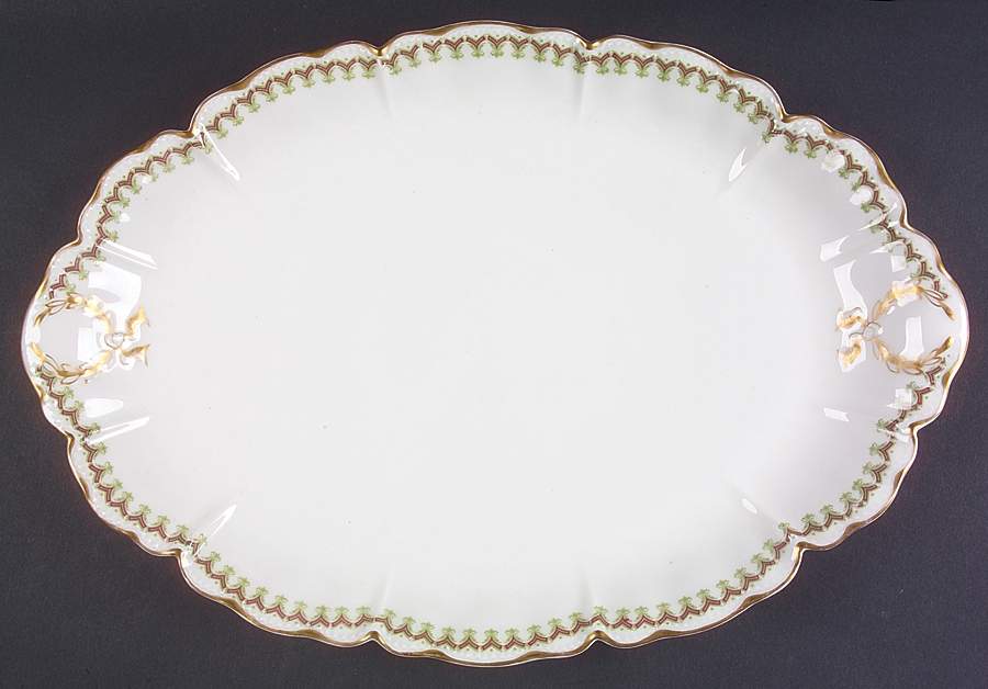 Schleiger 288 16" Oval Serving Platter by Haviland-1