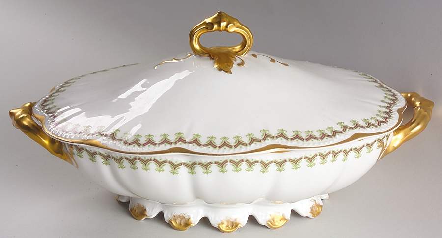 Schleiger 288 Oval Covered Vegetable by Haviland-1