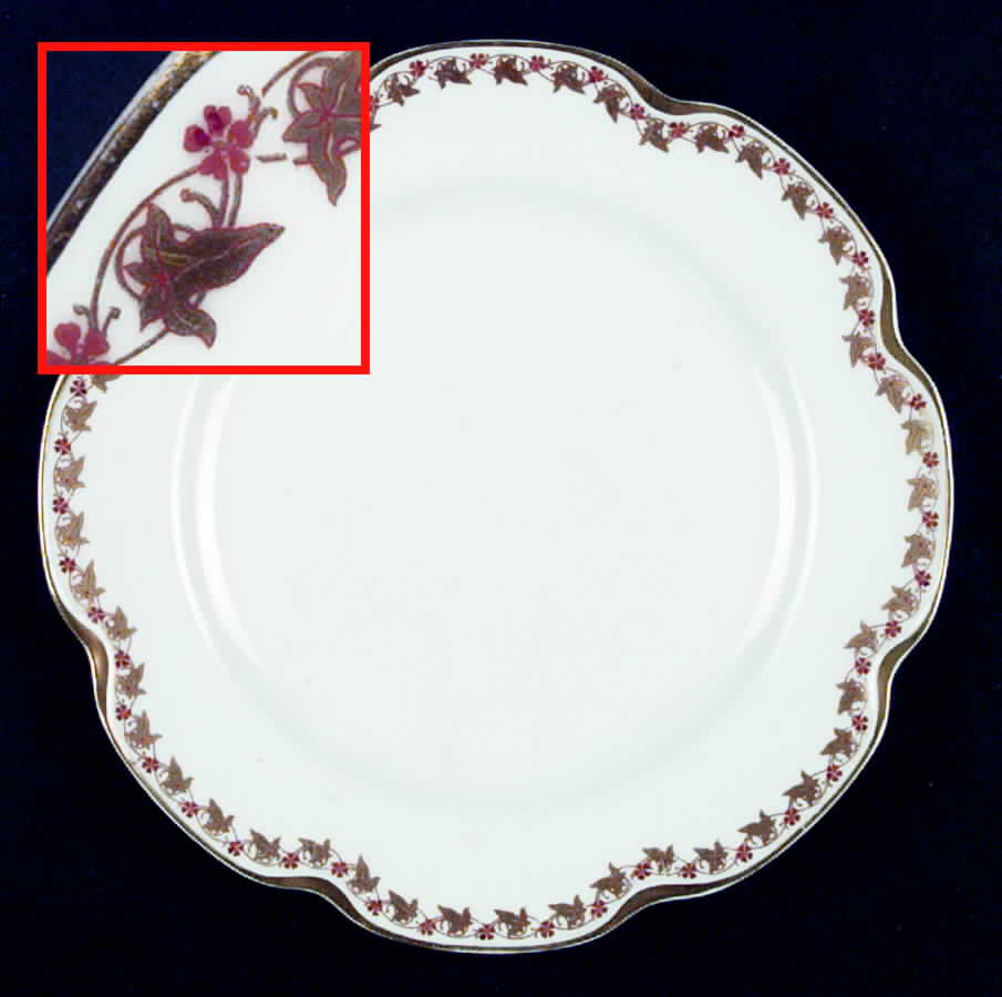 Schleiger 289a Luncheon Plate by Haviland-1