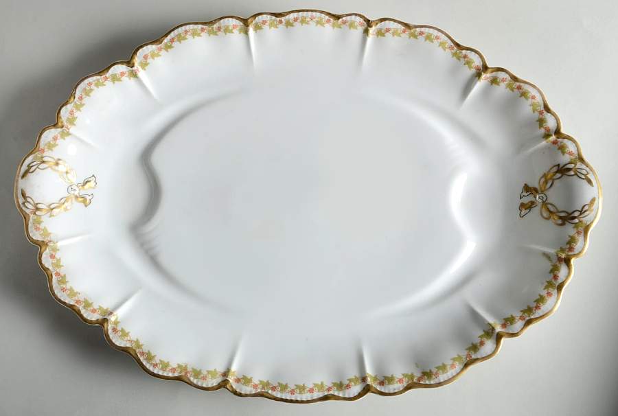 Schleiger 289a 18" Oval Serving Platter by Haviland-1