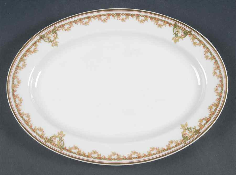 Schleiger 290 11" Oval Serving Platter by Haviland-1