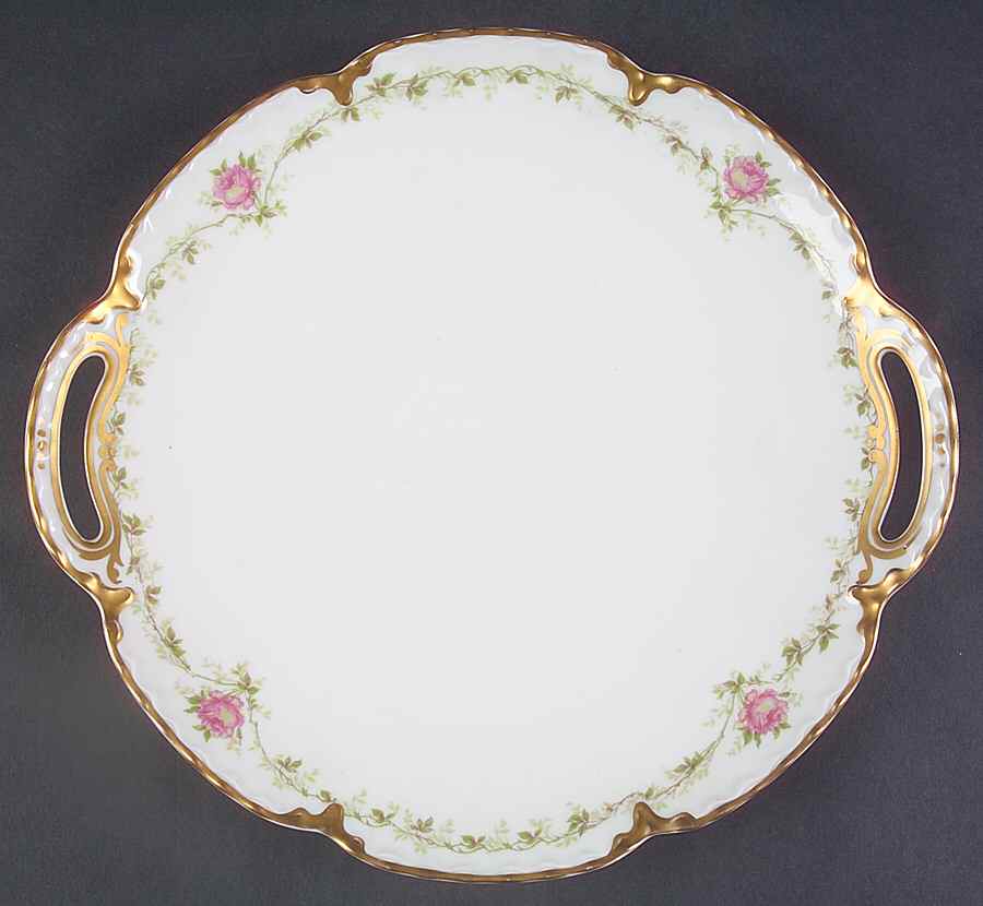 Schleiger 291 Handled Cake Plate by Haviland-1