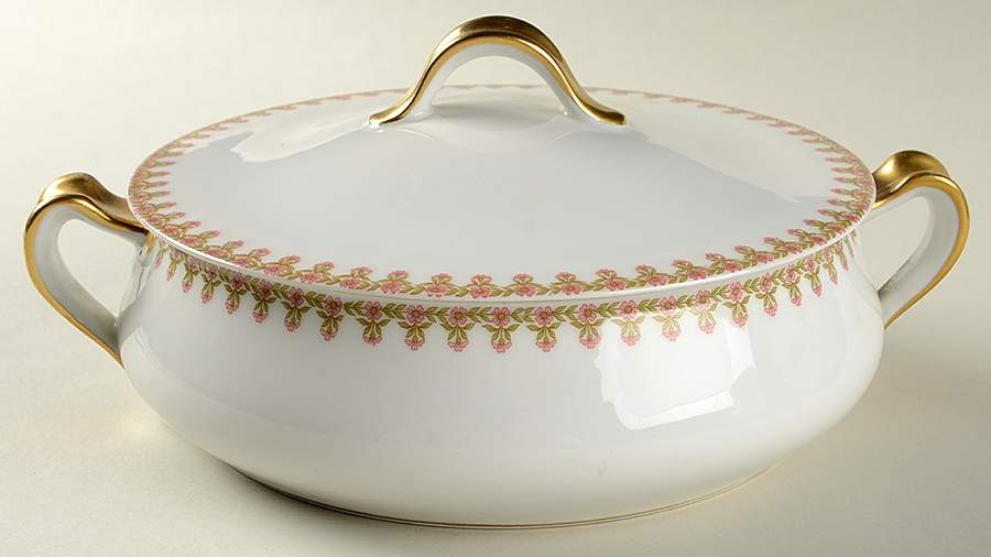 Schleiger 294 Round Covered Vegetable by Haviland-1