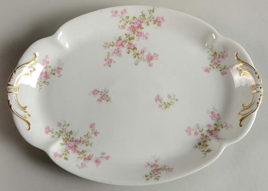 Schleiger 29a 14" Oval Serving Platter by Haviland-1
