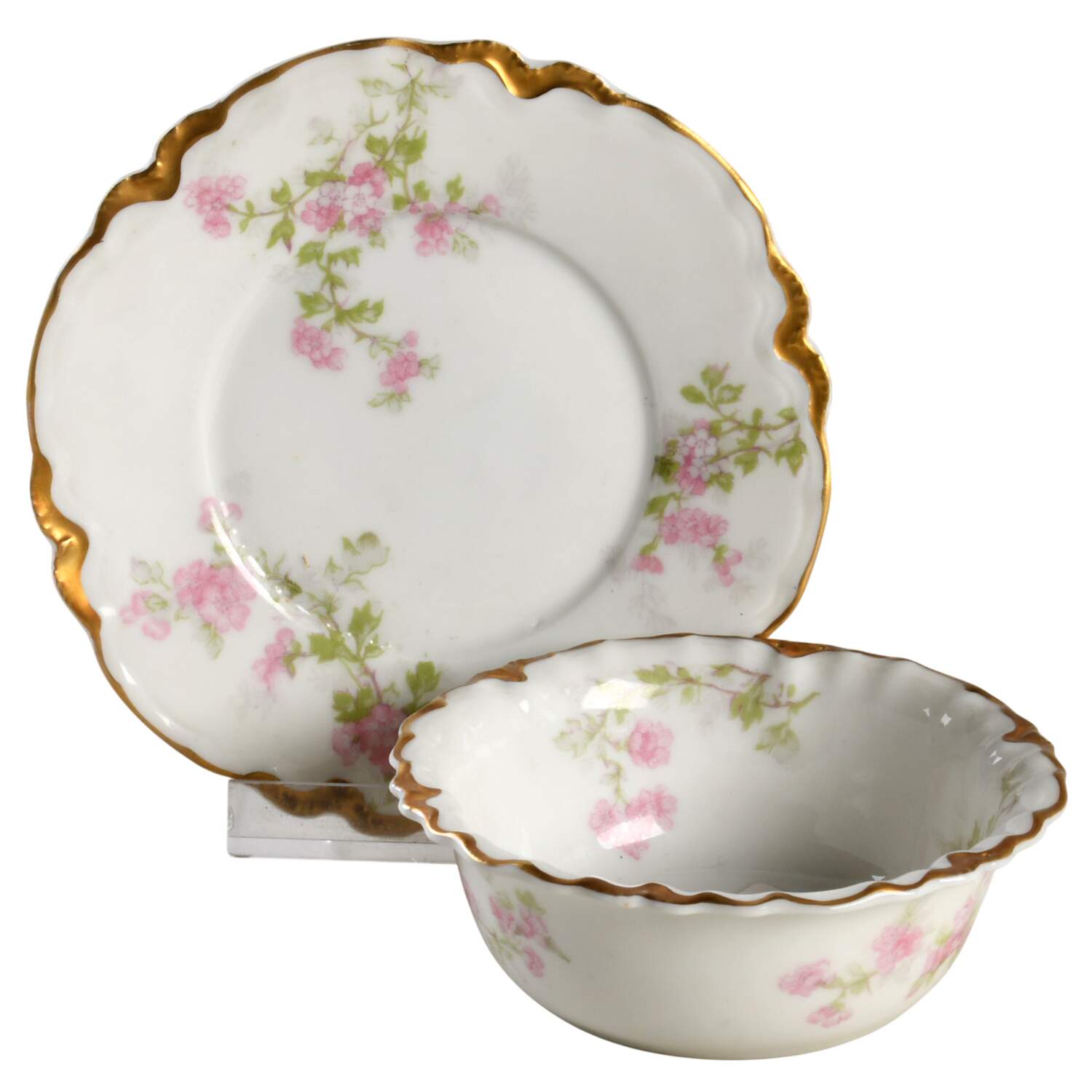 Schleiger 29e Ramekin & Saucer Set by Haviland-1