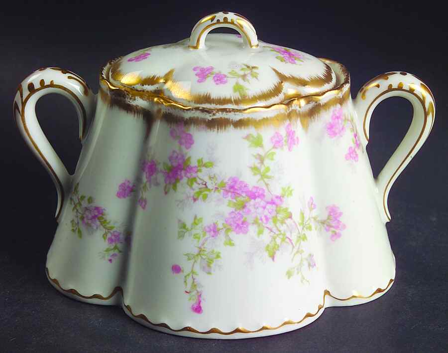 Schleiger 29K Sugar Bowl & Lid by Haviland-1