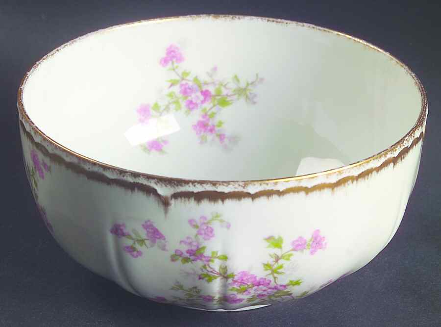Schleiger 29K Cranberry Bowl by Haviland-1