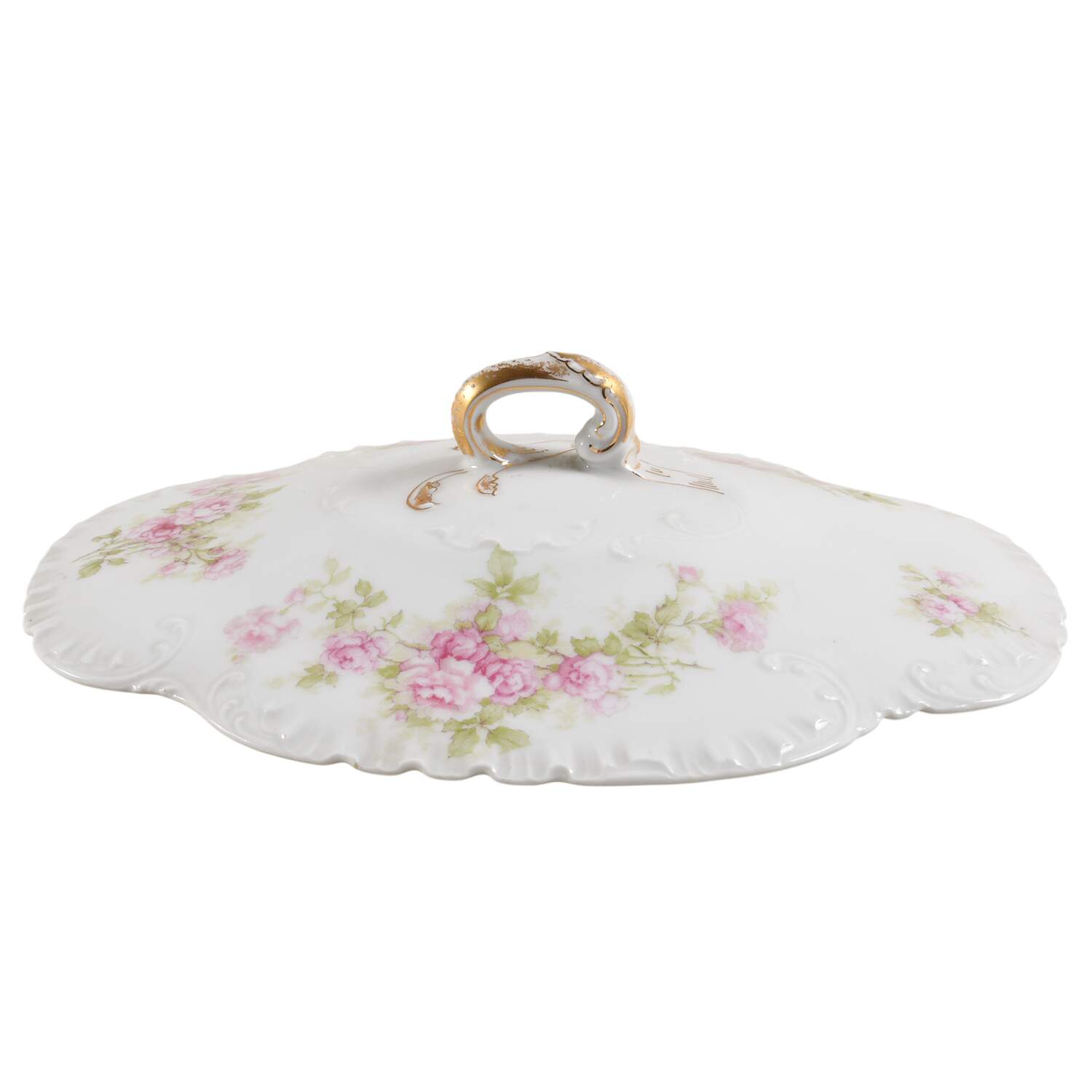 Schleiger 30 Lid for Oval Vegetable by Haviland-1