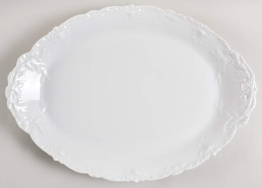 Schleiger 301 18" Oval Serving Platter by Haviland-1