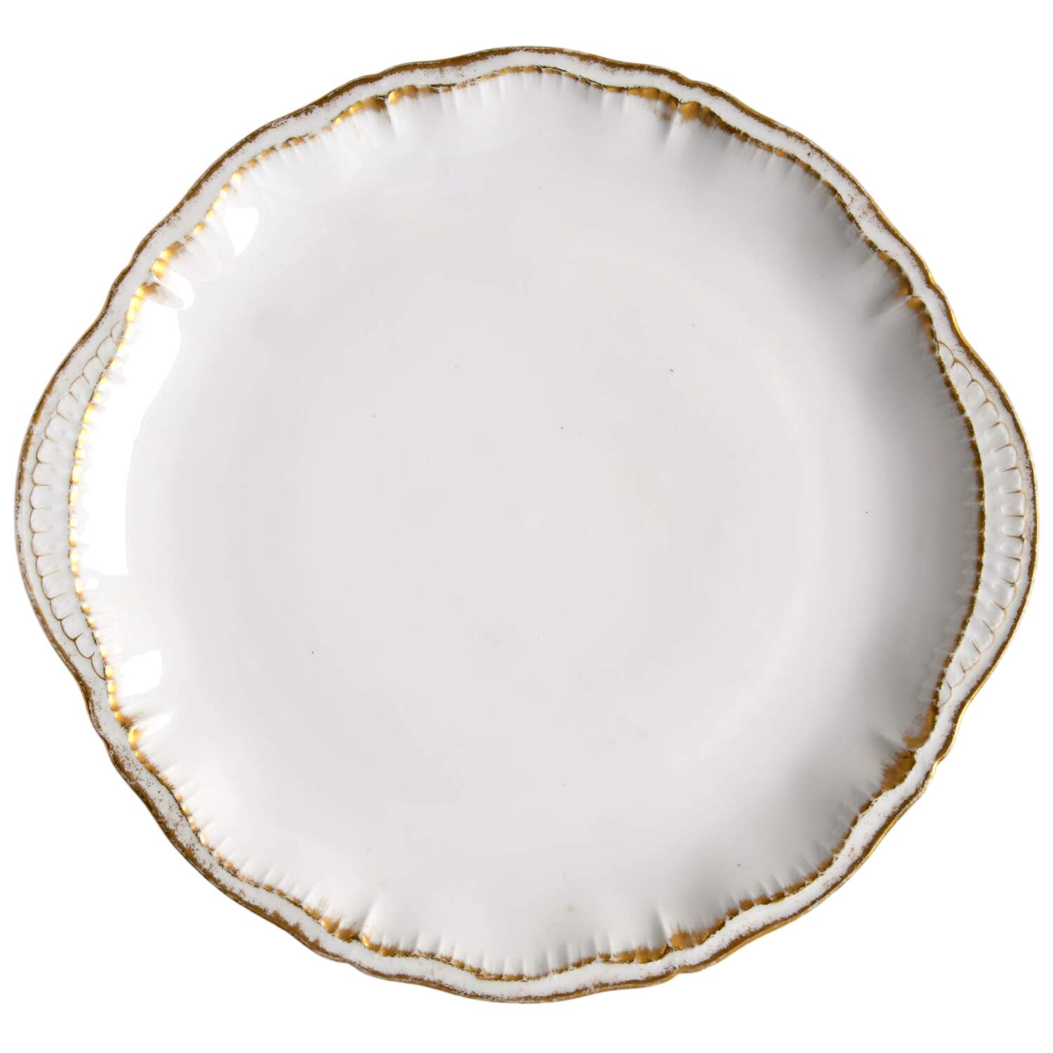 Schleiger 304 13" Handled Chop Plate (Round Platter) by Haviland-1