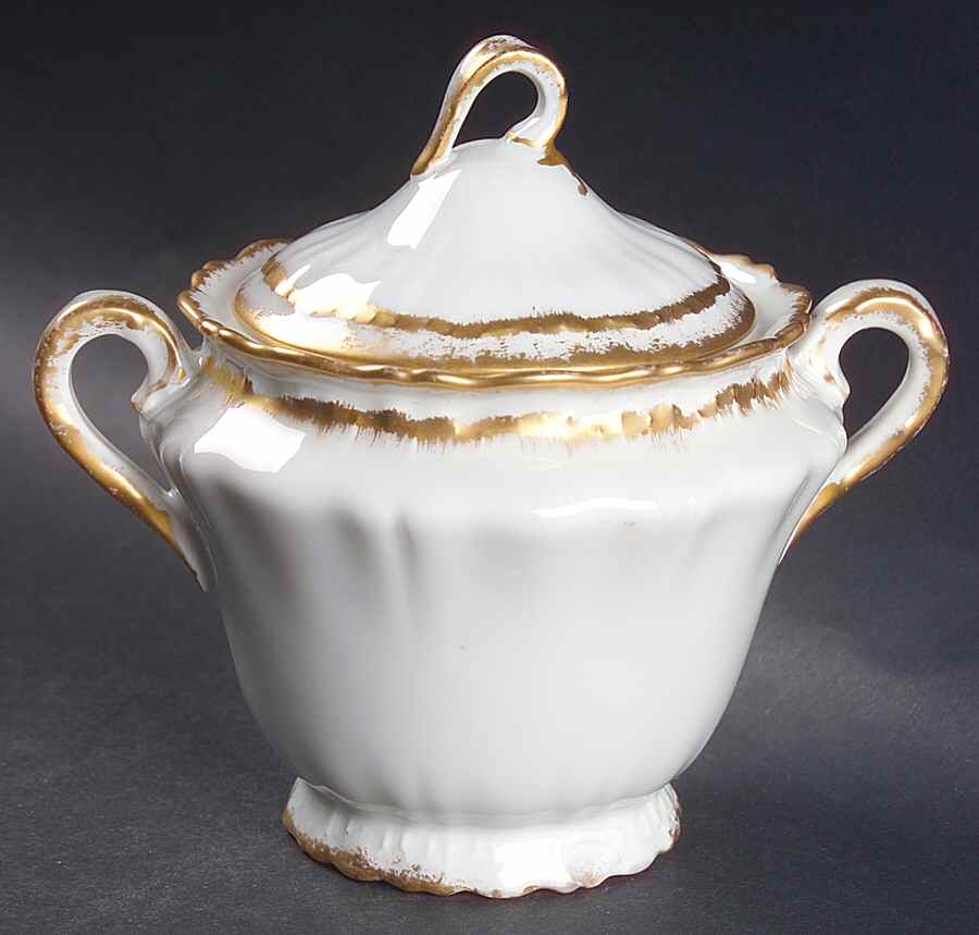 Schleiger 304 Sugar Bowl & Lid by Haviland-1