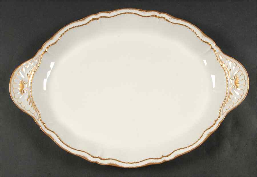 Schleiger 304 16" Oval Serving Platter by Haviland-1