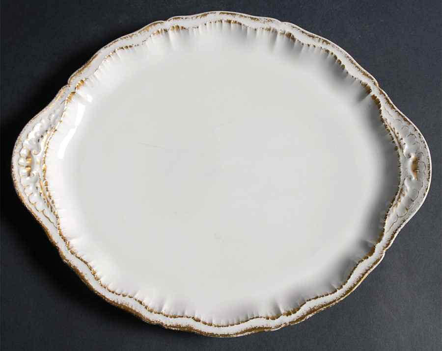 Schleiger 304 11" Oval Serving Platter by Haviland-1