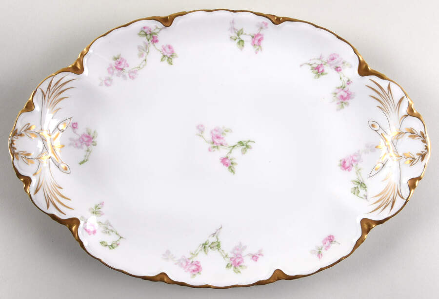 Schleiger 31 13" Oval Serving Platter by Haviland-1