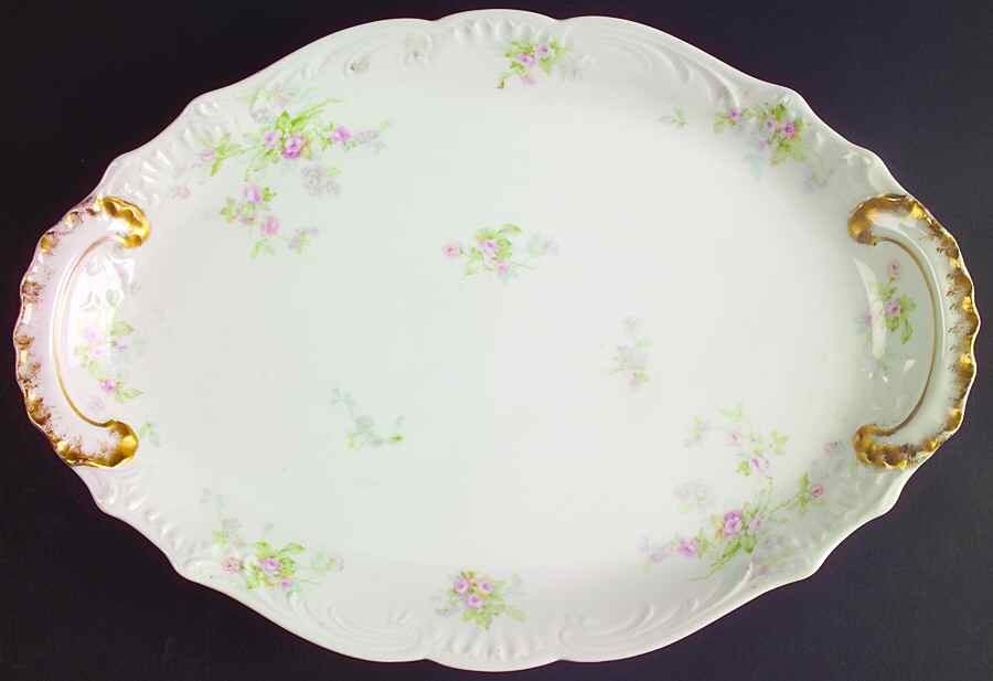 Schleiger 310 16" Oval Serving Platter by Haviland-1