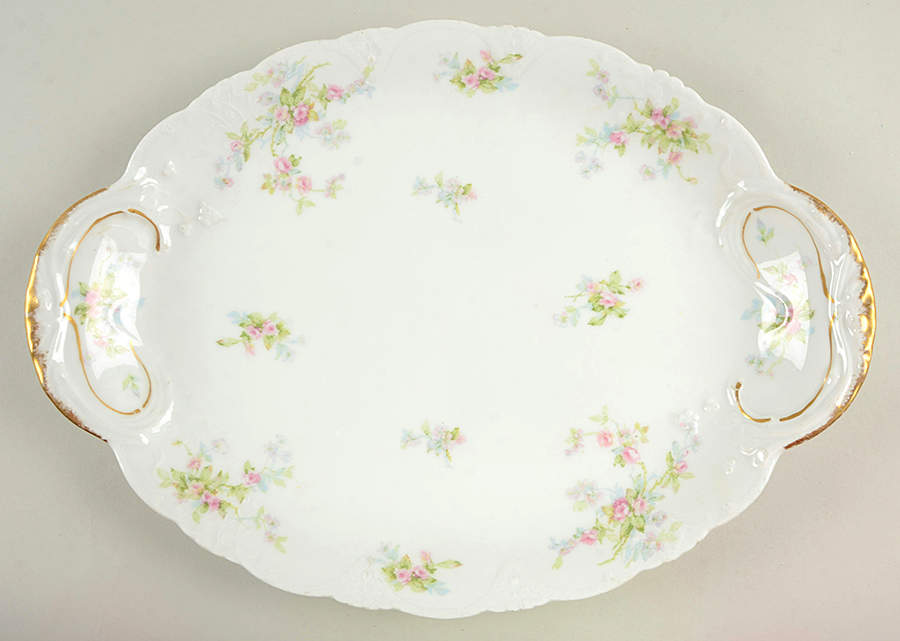 Schleiger 310A 16" Oval Serving Platter by Haviland-1