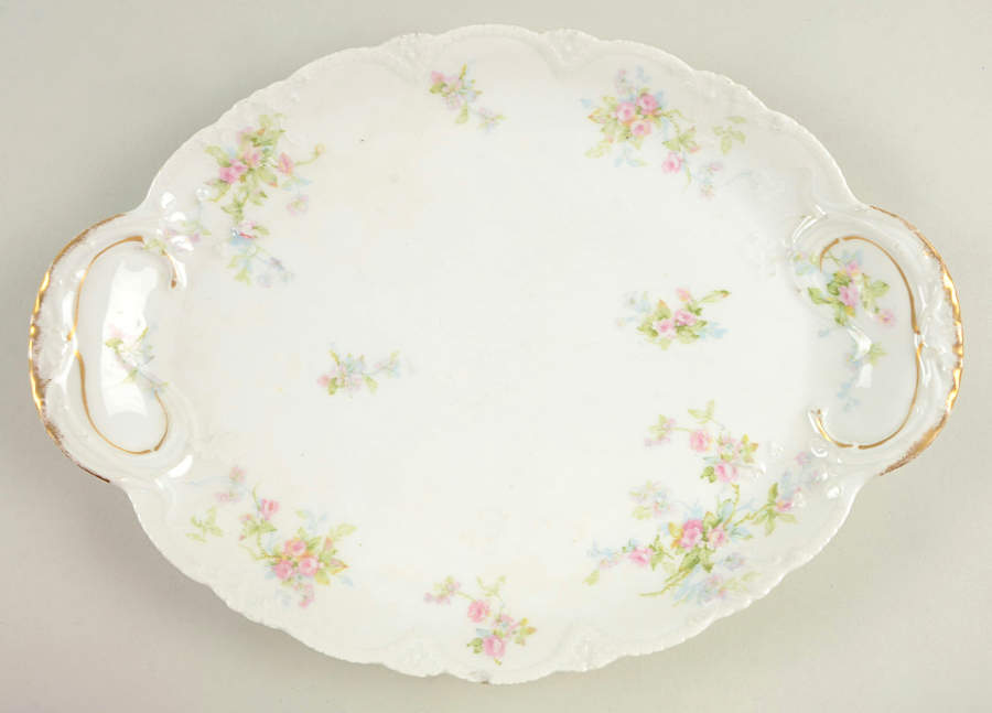 Schleiger 310A 14" Oval Serving Platter by Haviland-1