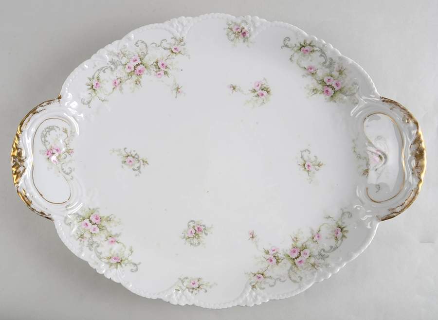 Schleiger 312 18" Oval Serving Platter by Haviland-1