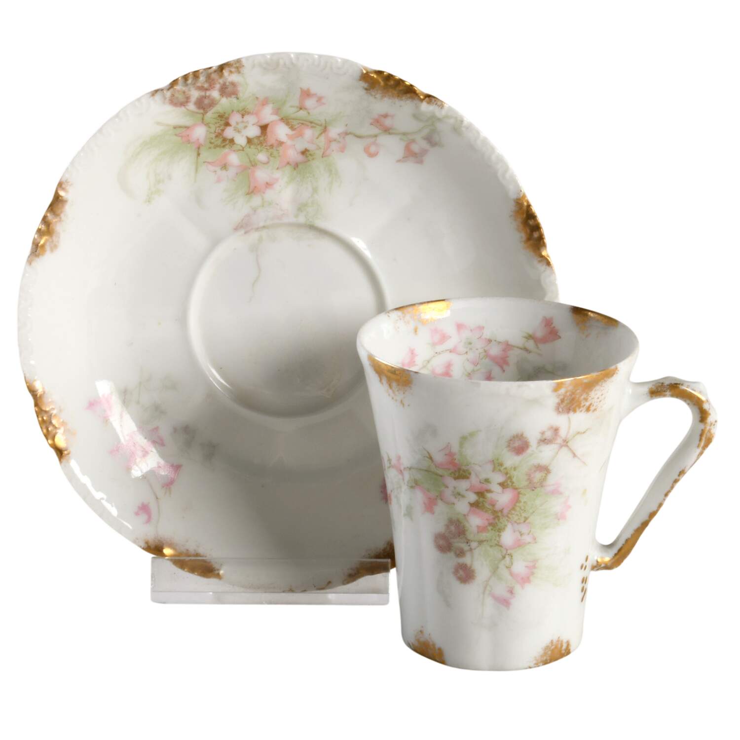 Schleiger 315A Chocolate Cup & Saucer Set by Haviland-1