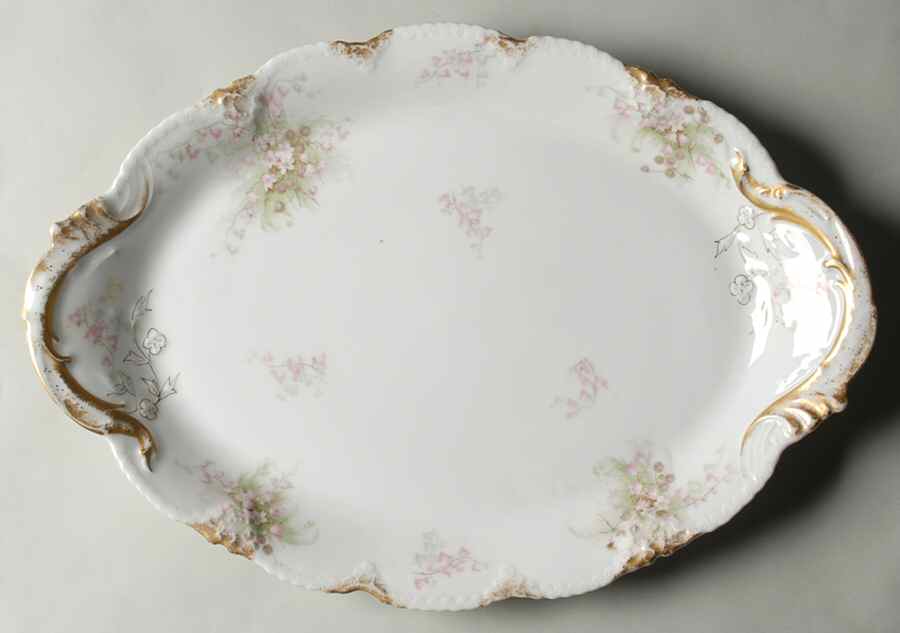 Schleiger 315A 16" Oval Serving Platter by Haviland-1