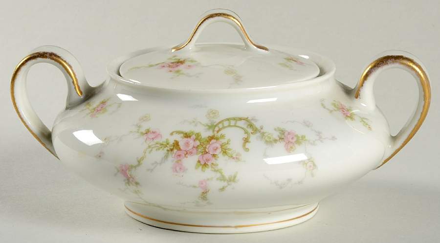Schleiger 318a Sugar Bowl & Lid by Haviland-1