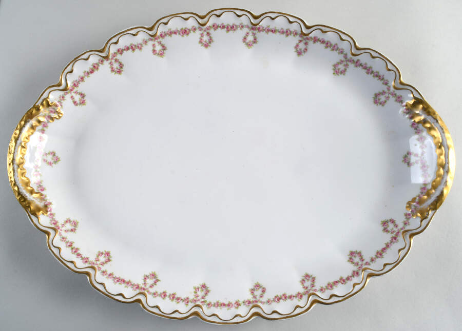 Schleiger 319 18" Oval Serving Platter by Haviland-1