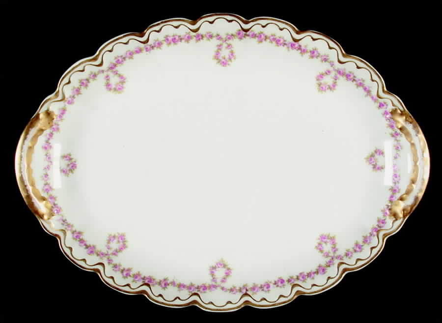 Schleiger 319 11" Oval Serving Platter by Haviland-1