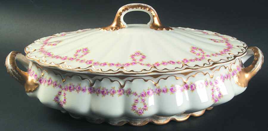 Schleiger 319 Oval Covered Vegetable by Haviland-1