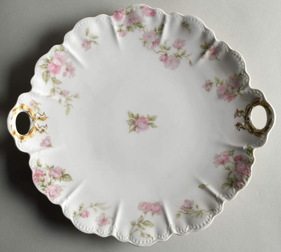 Schleiger 31A Handled Cake Plate by Haviland-1