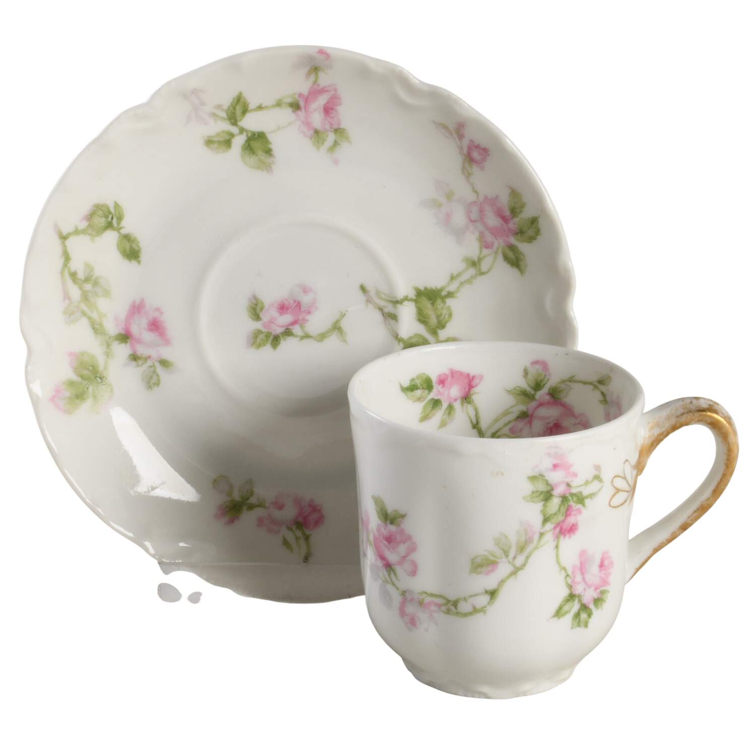 Schleiger 31A Turkish Cup & Saucer Set by Haviland-1
