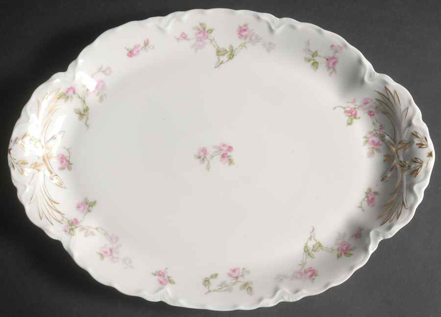 Schleiger 31A 13" Oval Serving Platter by Haviland-1