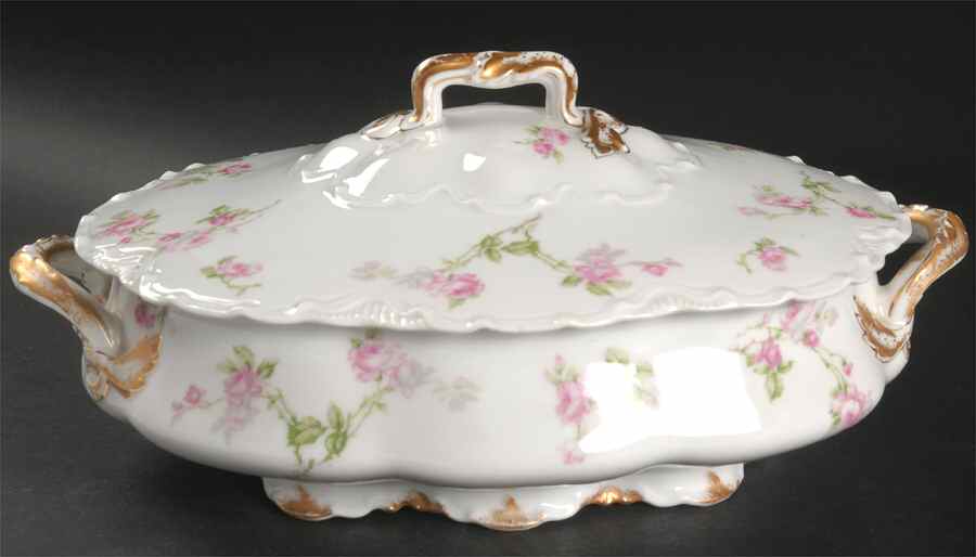 Schleiger 31A Oval Covered Vegetable by Haviland-1