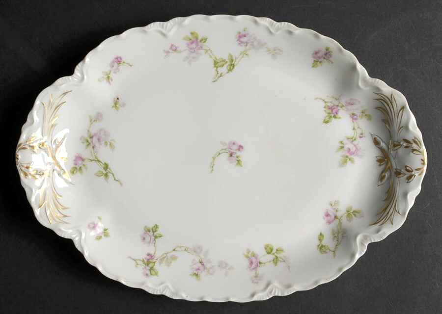 Schleiger 31A 11" Oval Serving Platter by Haviland-1