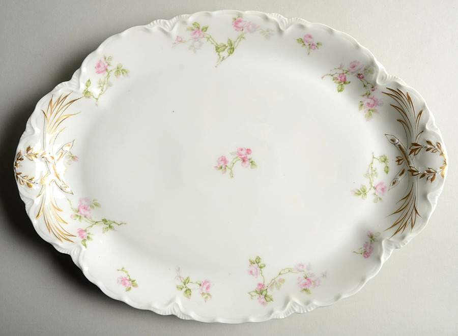 Schleiger 31A 13" Oval Serving Platter by Haviland-1