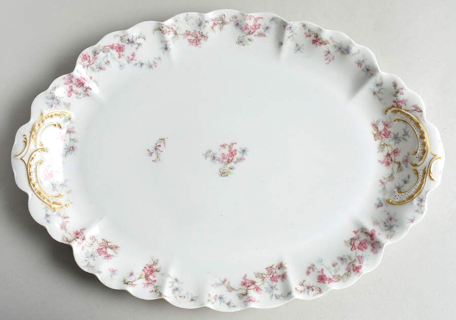 Schleiger 32 16" Oval Serving Platter by Haviland-1