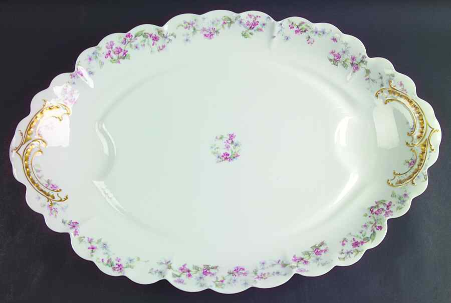 Schleiger 32 20" Oval Serving Platter by Haviland-1