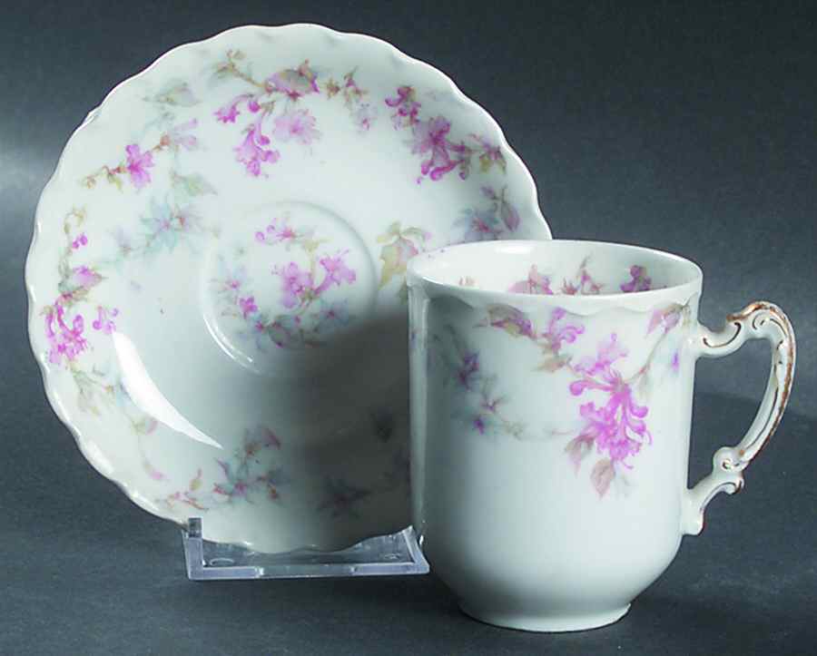 Schleiger 32 Chocolate Cup & Saucer Set by Haviland-1