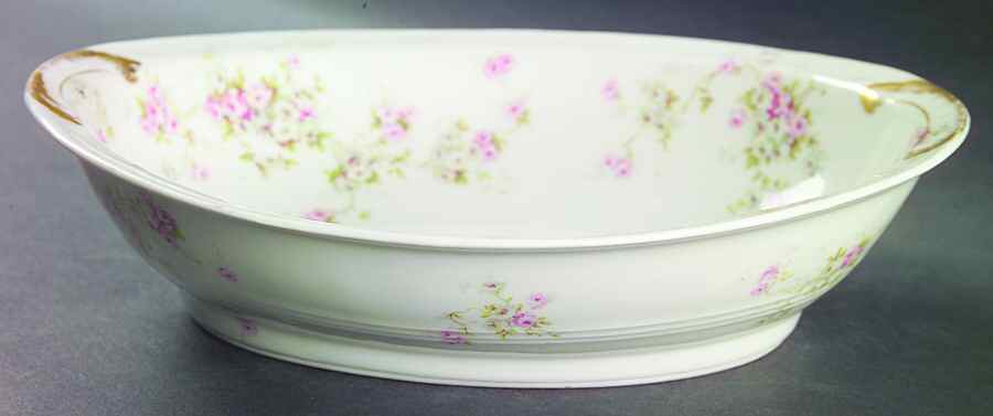 Schleiger 320e (Smooth) 9" Oval Vegetable Bowl by Haviland-1