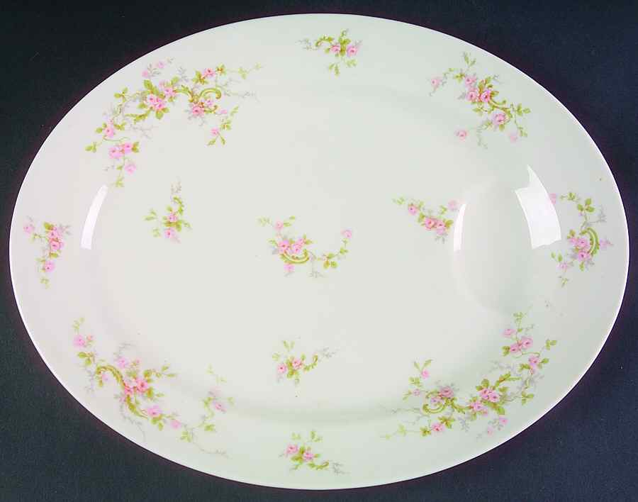 Schleiger 322 13" Oval Serving Platter by Haviland-1