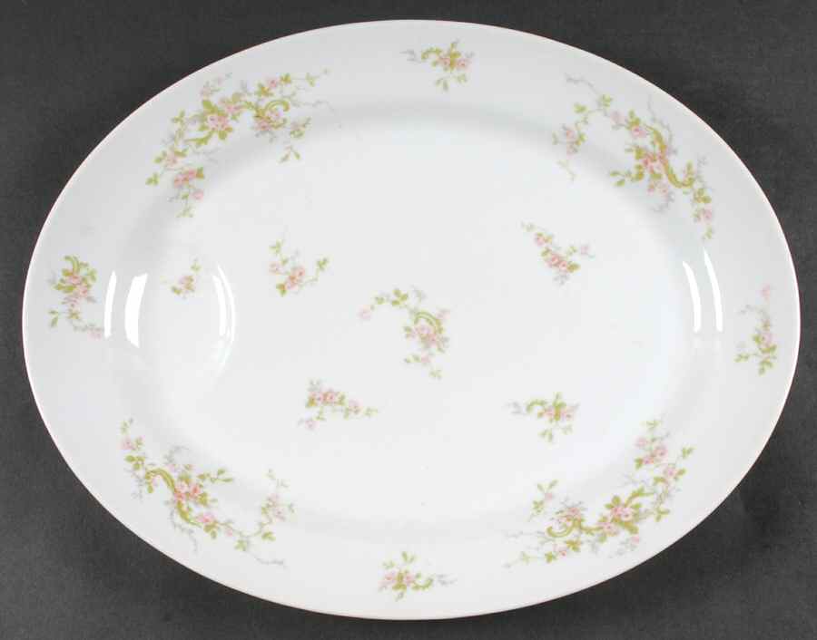 Schleiger 322 15" Oval Serving Platter by Haviland-1