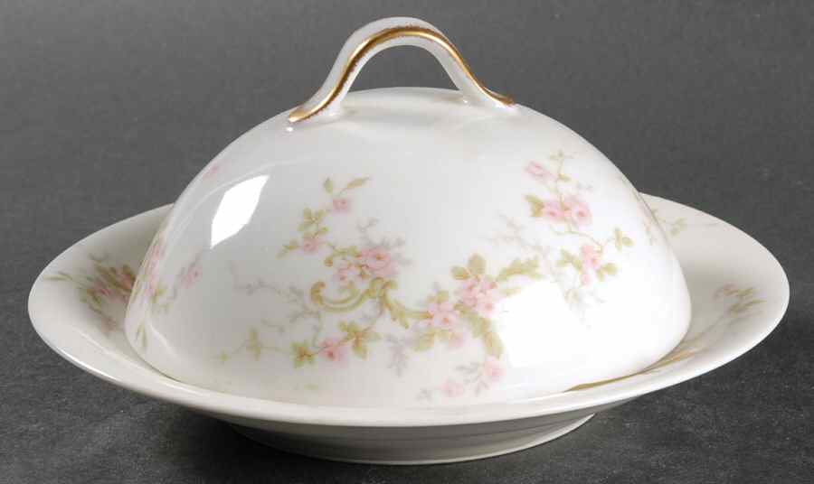 Schleiger 322 Round Covered Butter by Haviland-1