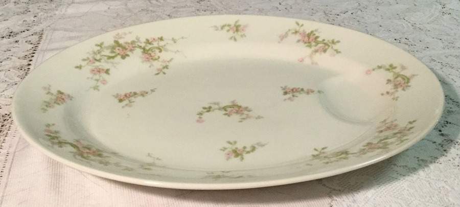 Schleiger 322 14" Oval Serving Platter by Haviland-1