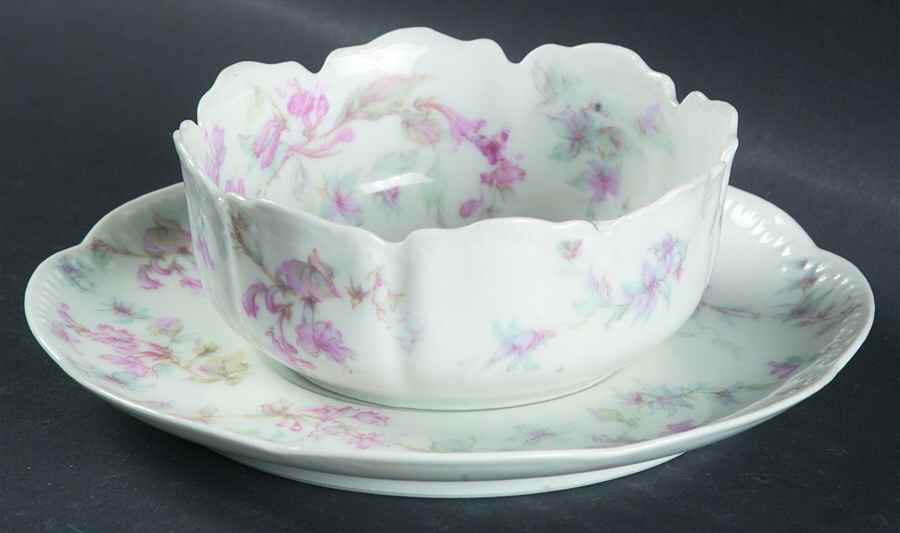 Schleiger 32A Ramekin & Saucer Set by Haviland-1